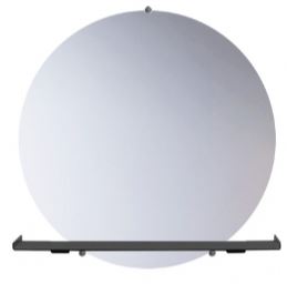 Miroir avec tablette à fixer